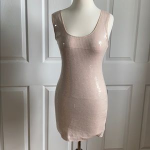 Sequin tank dress-M